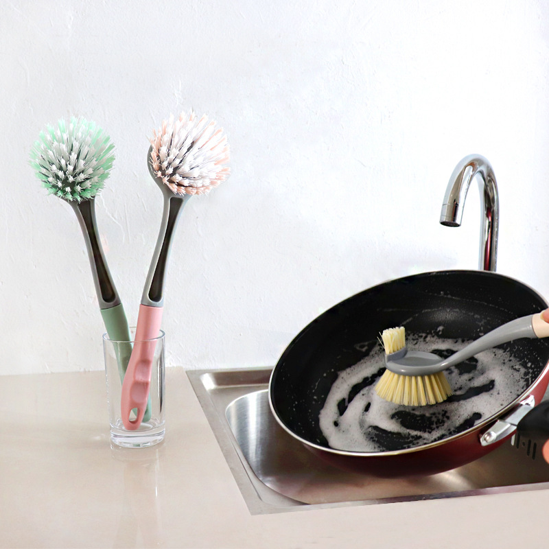 Bàn chải rửa chén đĩa, nồi, chảo, bếp đa năng 27x6cm