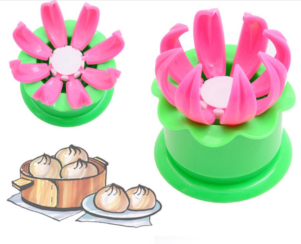 Khuôn bánh bao hình hoa sen loại lớn