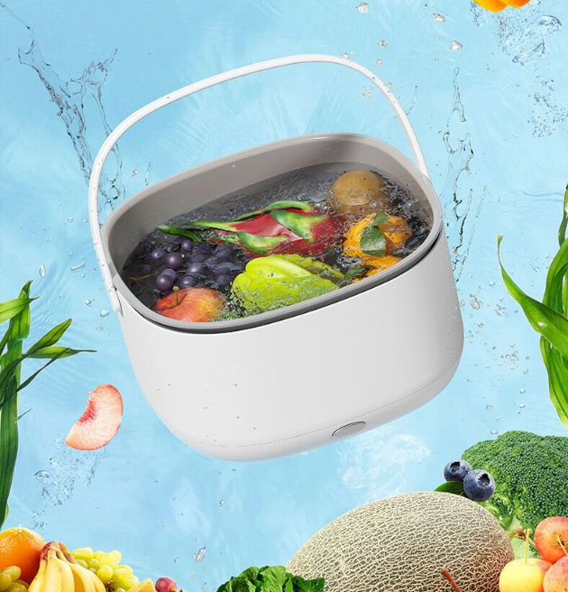 Dụng cụ rổ điện rửa rau củ W8