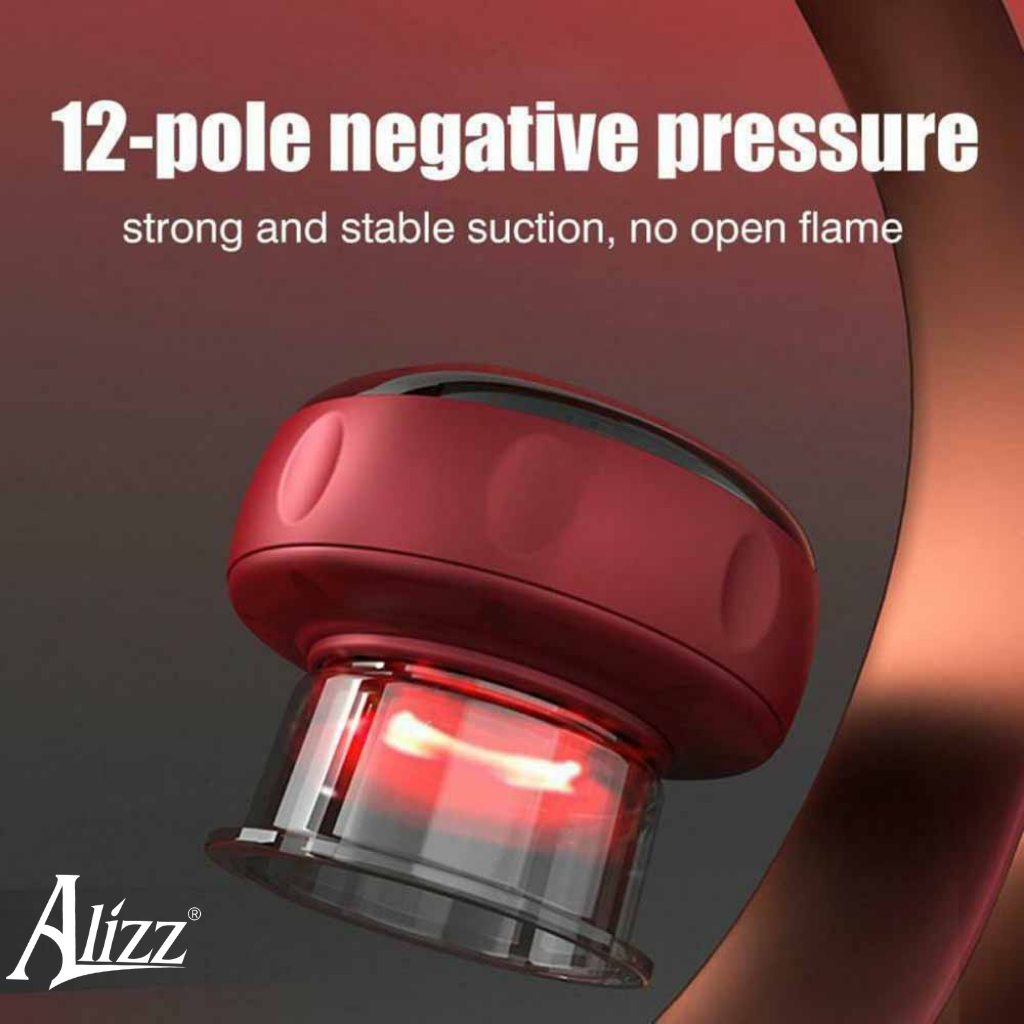 Máy Giác Hơi Cạo Gió 12 Chế Độ Sạc Pin ALIZZ AL-13821