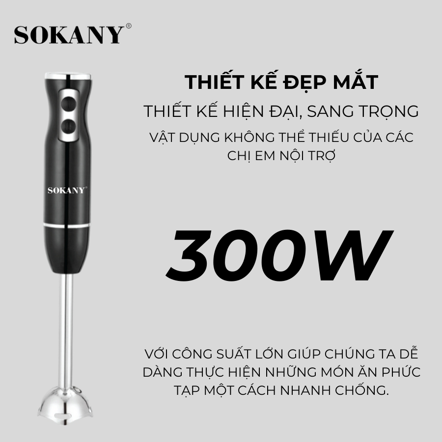 Máy Xay Cầm Tay 300W SOKANY SKN-8009