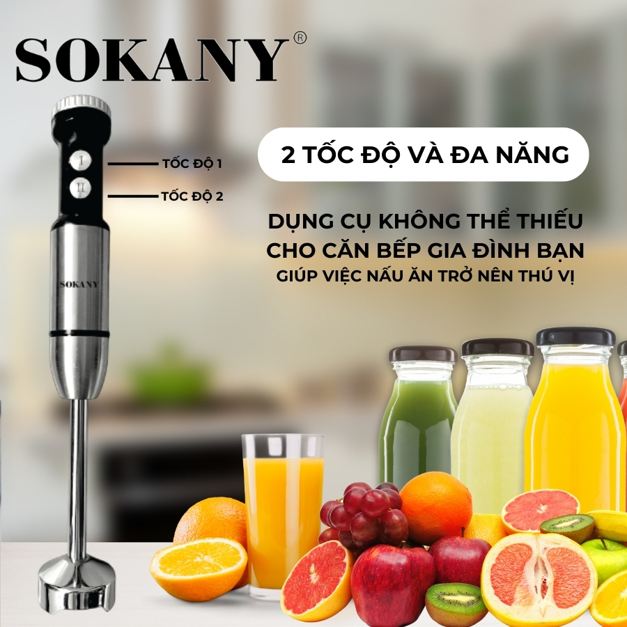 Máy Xay Cầm Tay 1000W SOKANY SKN-9001A ( HĐ )