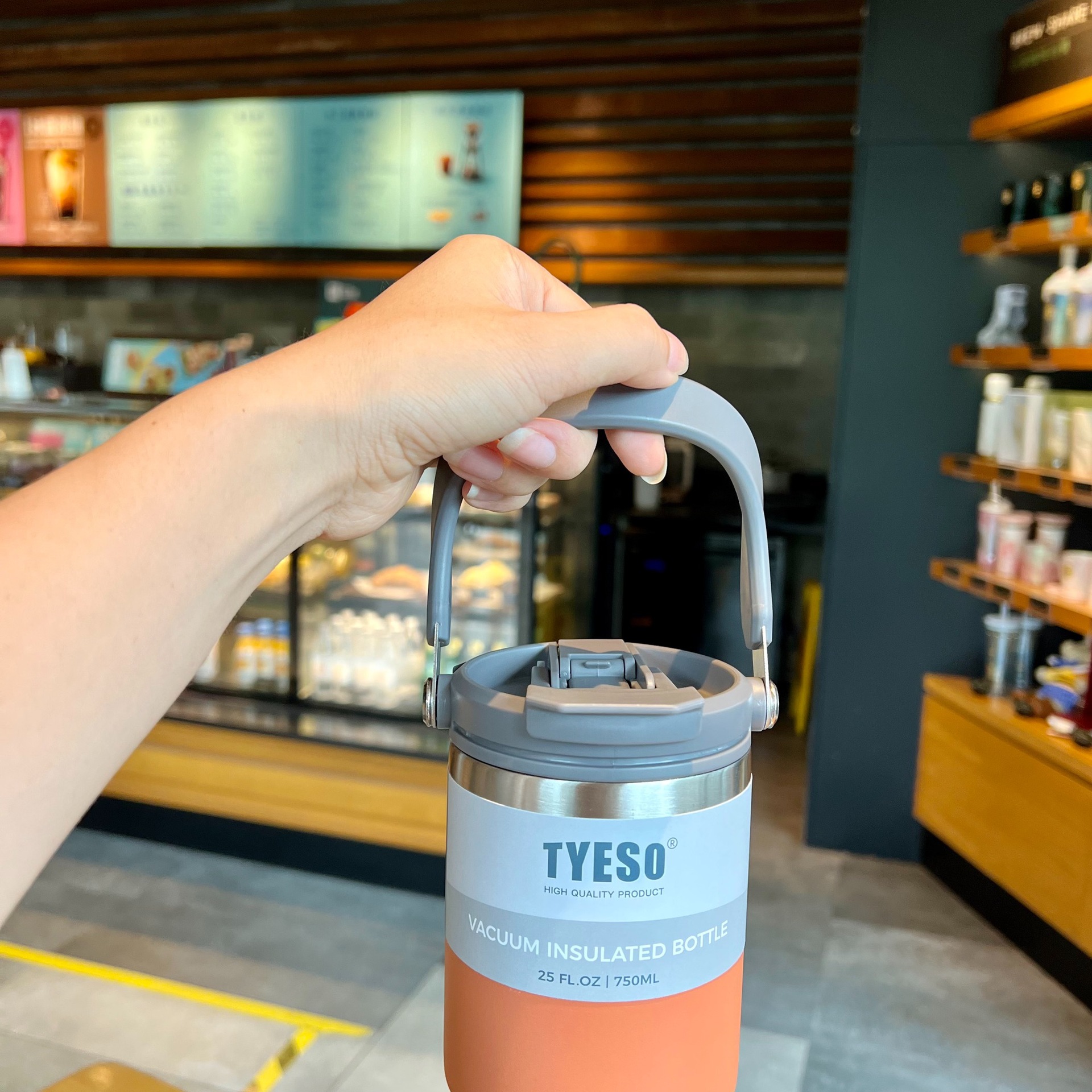 Ly giữ nhiệt cao cấp Tyeso V2 600ml
