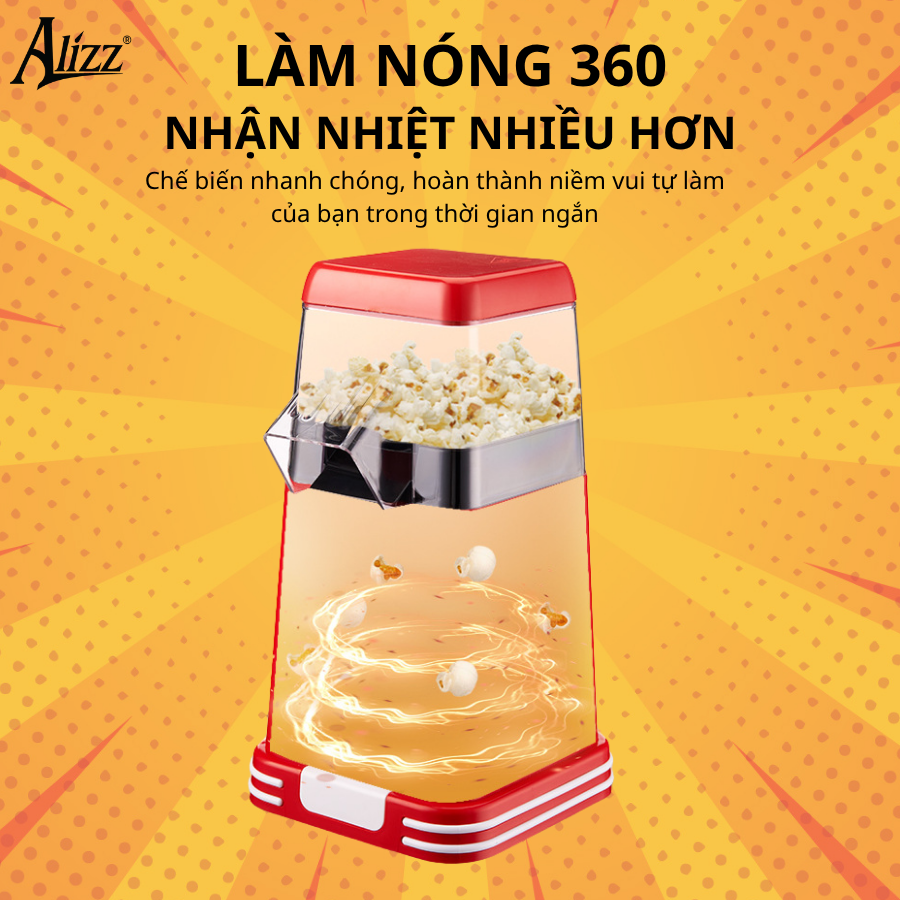Máy làm bỏng ngô ALIZZ AL-14228