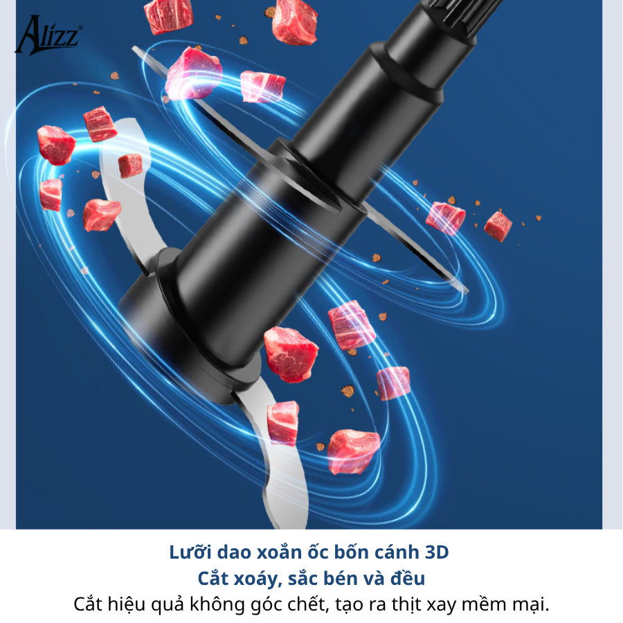 Máy xay thịt 3 trong 1 ALIZZ AL-14145