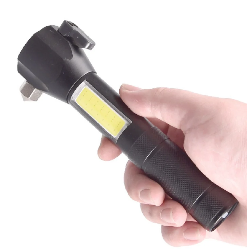 Đèn pin kiêm búa thoát hiểm T6-28