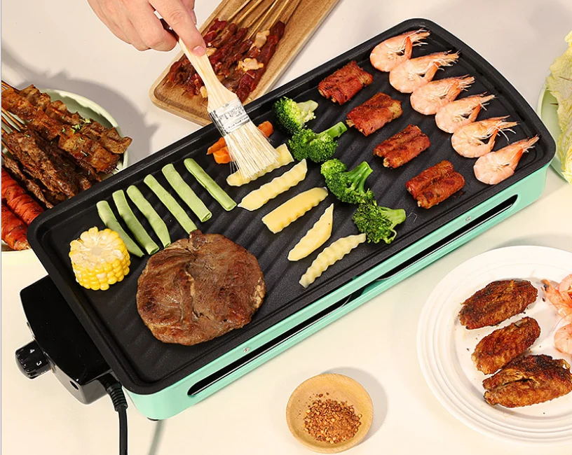 Bếp nướng điện không khói (có vỉ nướng và khay nướng)