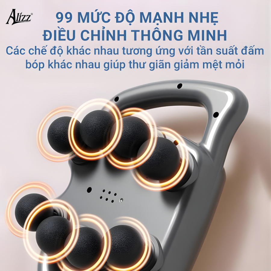 Máy massage toàn thân đa năng 8 đầu ALIZZ AL-14487(HĐ)