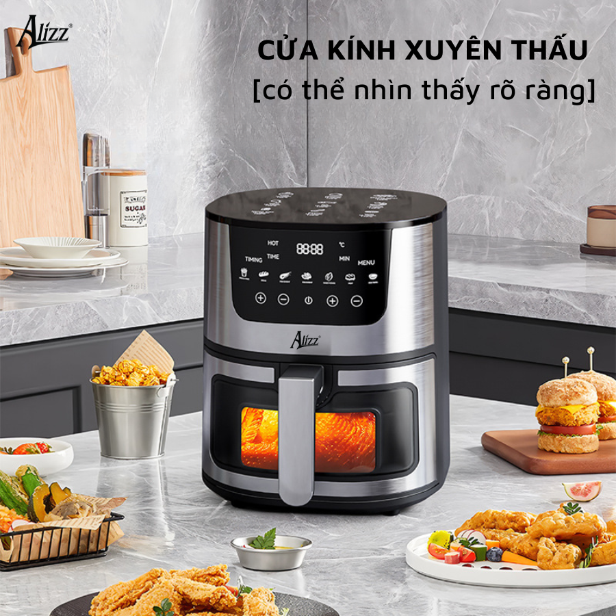 Nồi Chiên Không Dầu Cảm Ứng 7L ALLZZ - AL14473