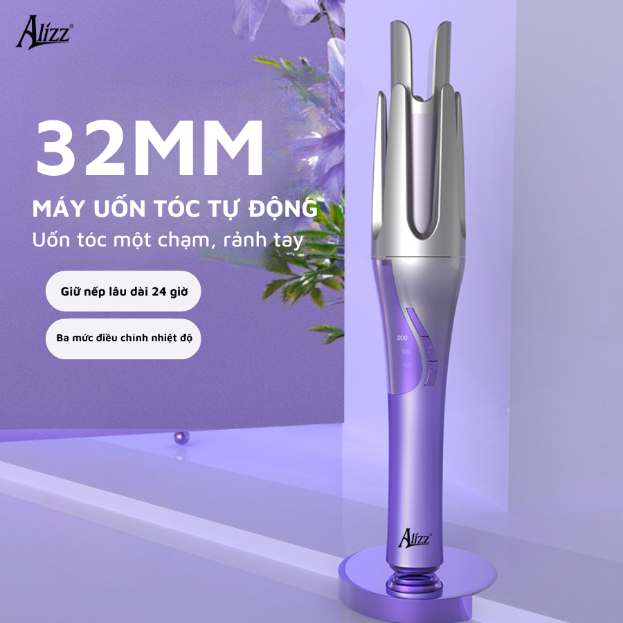 Máy Uốn Tóc Tự Động Không Dây Trục 32mm ALIZZ AL-14545