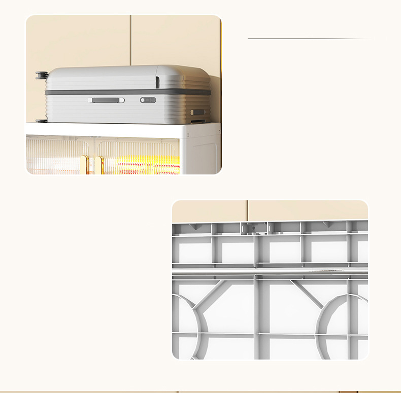 Tủ Nhựa Gấp Gọn 3 Tầng TD 70cm