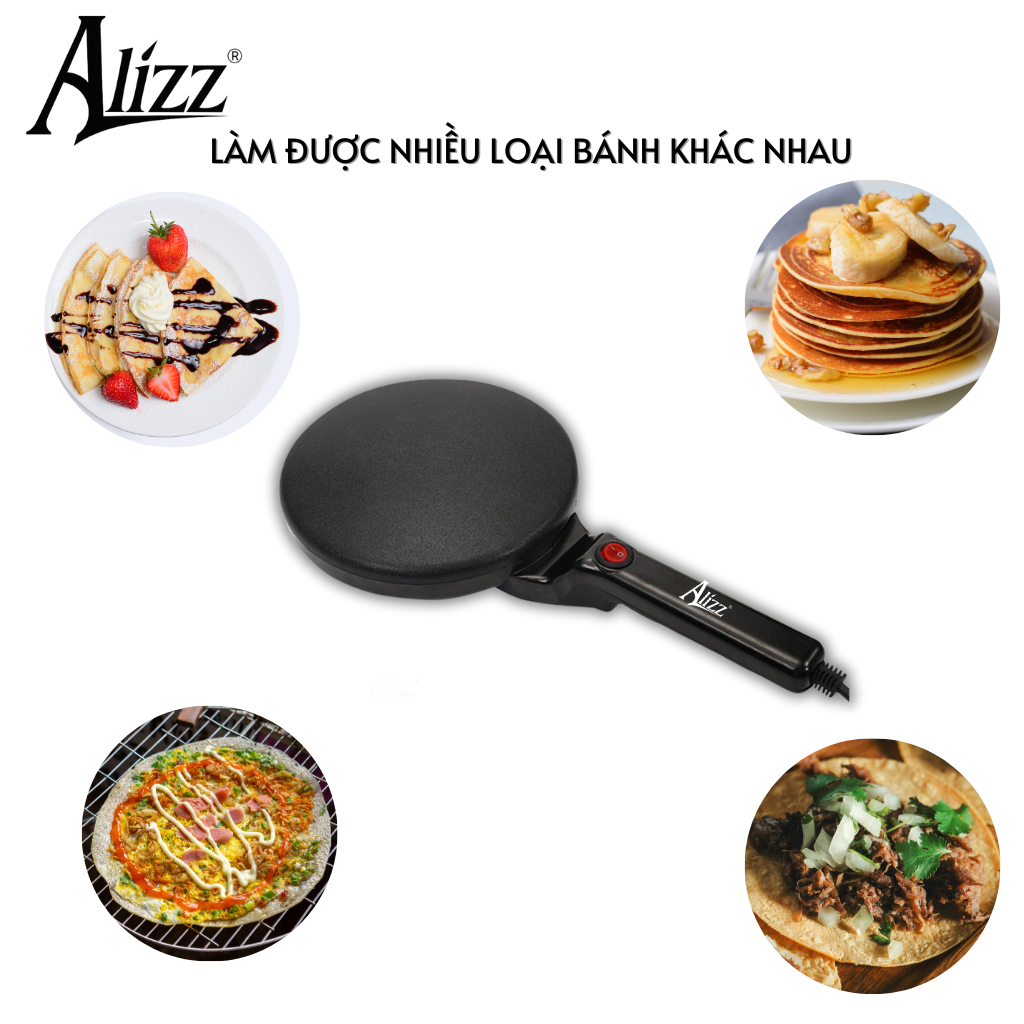 Máy Làm Bánh Crepe Bánh Cuốn Chống Dính ALIZZ AL-13610