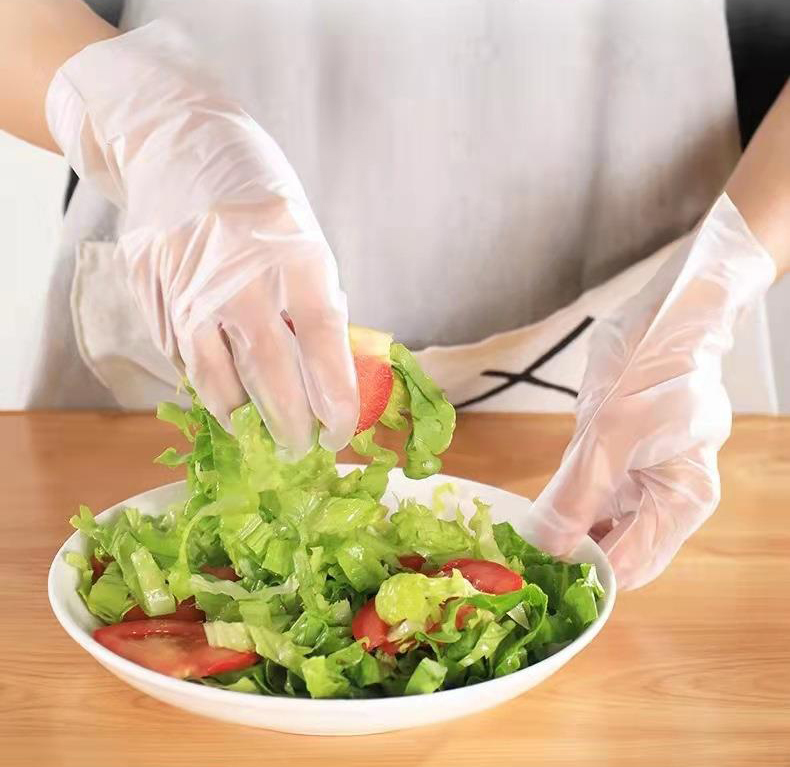 Hộp 100 Bao Tay TPE Trong Suốt Dùng Một Lần