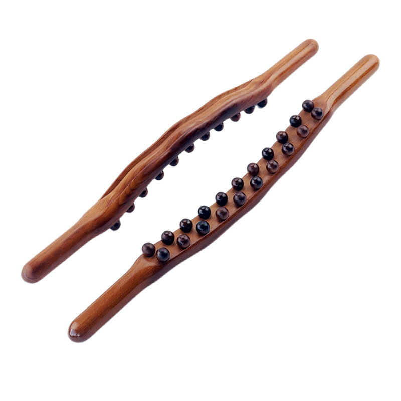 Gậy gỗ bi massage toàn thân loại 20 hạt ( HĐ )