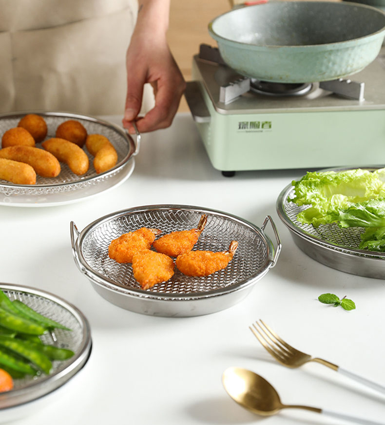 Set Khay Kèm Vỉ Lưới Lọc Dầu ( HĐ )