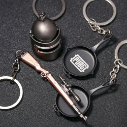 Combo 3 móc chìa khóa lựu đạn, súng, nón