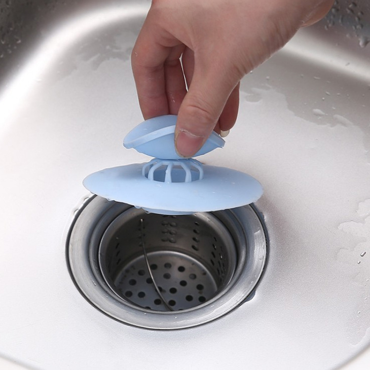 Dụng cụ giữ nước bồn rửa chén có lỗ thoát (5 màu)