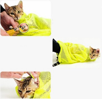 Túi lưới đa năng hỗ trợ tắm mèo tránh bị mèo cào