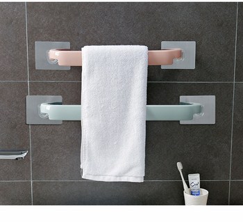 Thanh dán tường treo khăn nhà tắm 44.5x4,5cm