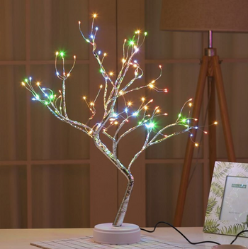 Đèn led để bàn hình nhánh cây 108 đèn ( sạc usb)