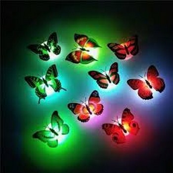 Đèn led hình bướm trang trí phòng 