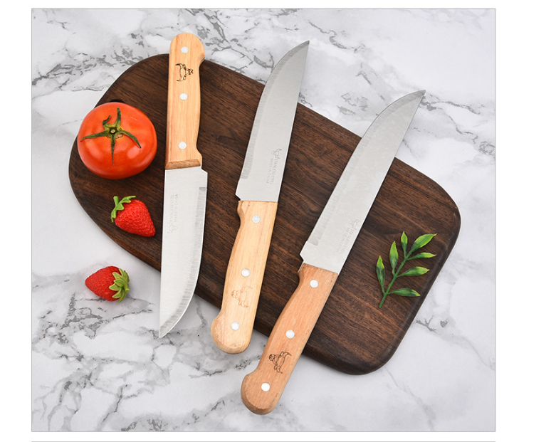 Dao cán gỗ nhà bếp cao cấp