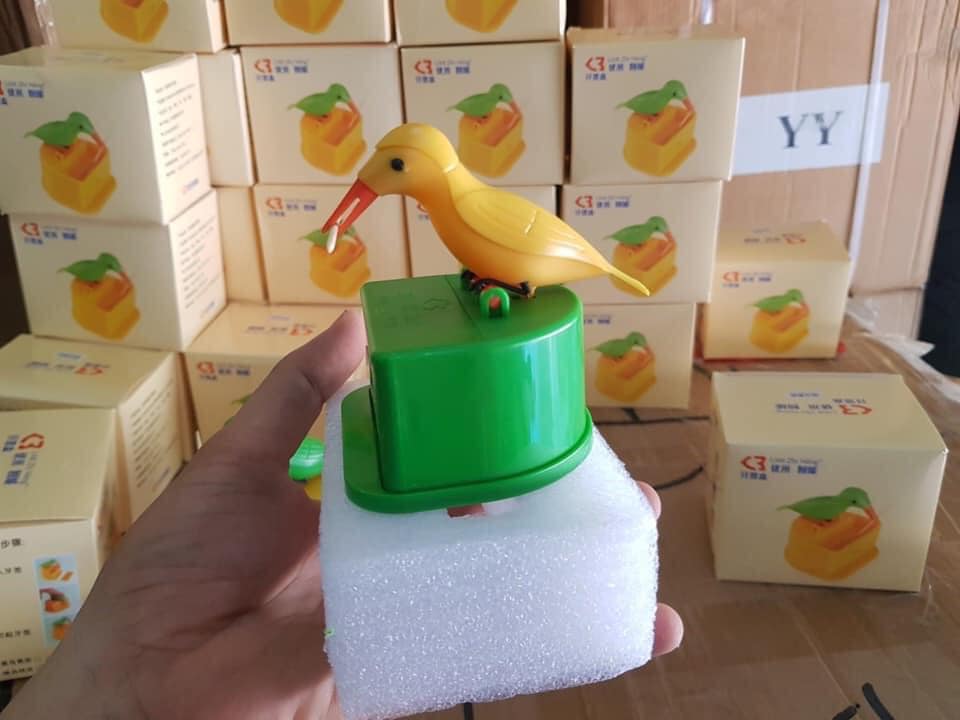Hộp Đựng Tăm Chim Tự Gắp Tiện Dụng