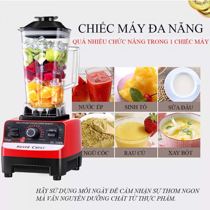 Máy Xay Sinh Tố Công Nghiệp Silver Crest