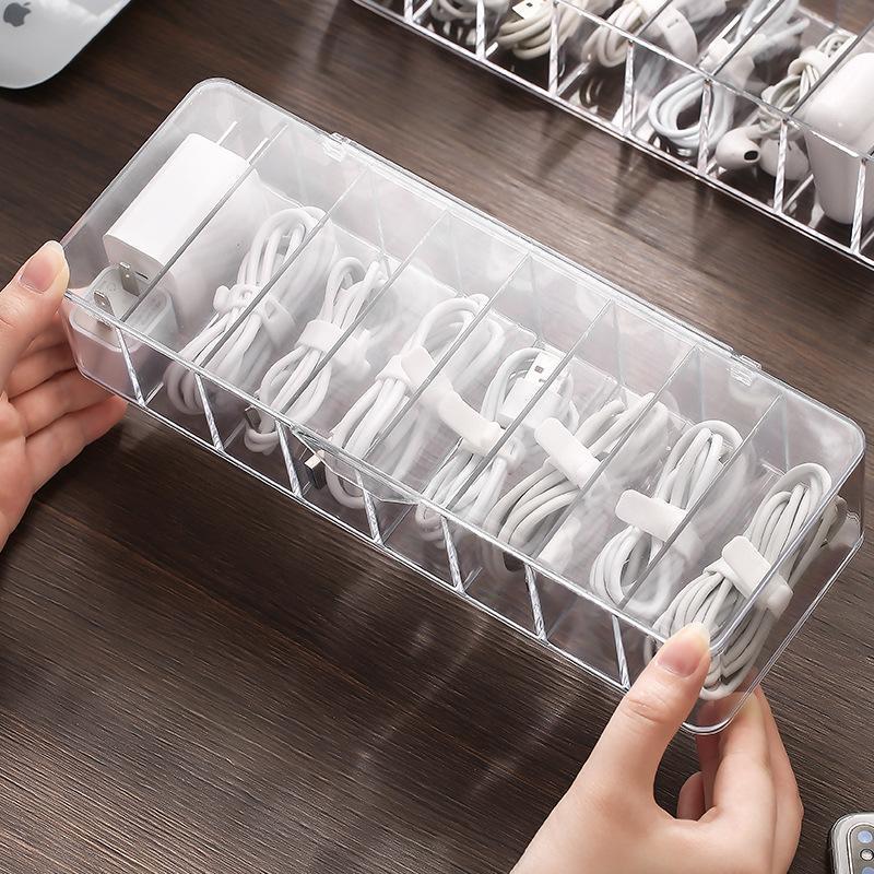 Hộp 8 ngăn đựng dây cáp