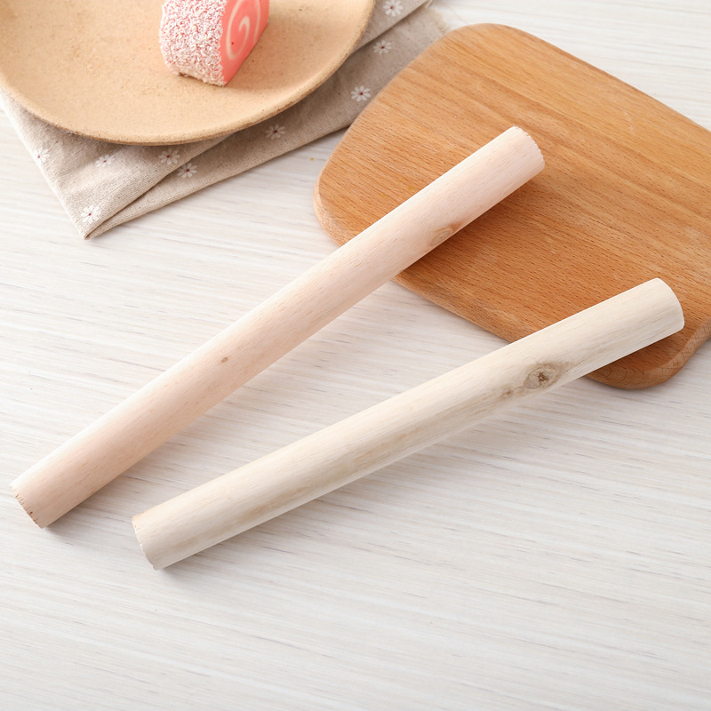 Cây Lăn Bột Bánh Bằng Gỗ Dài 27cm