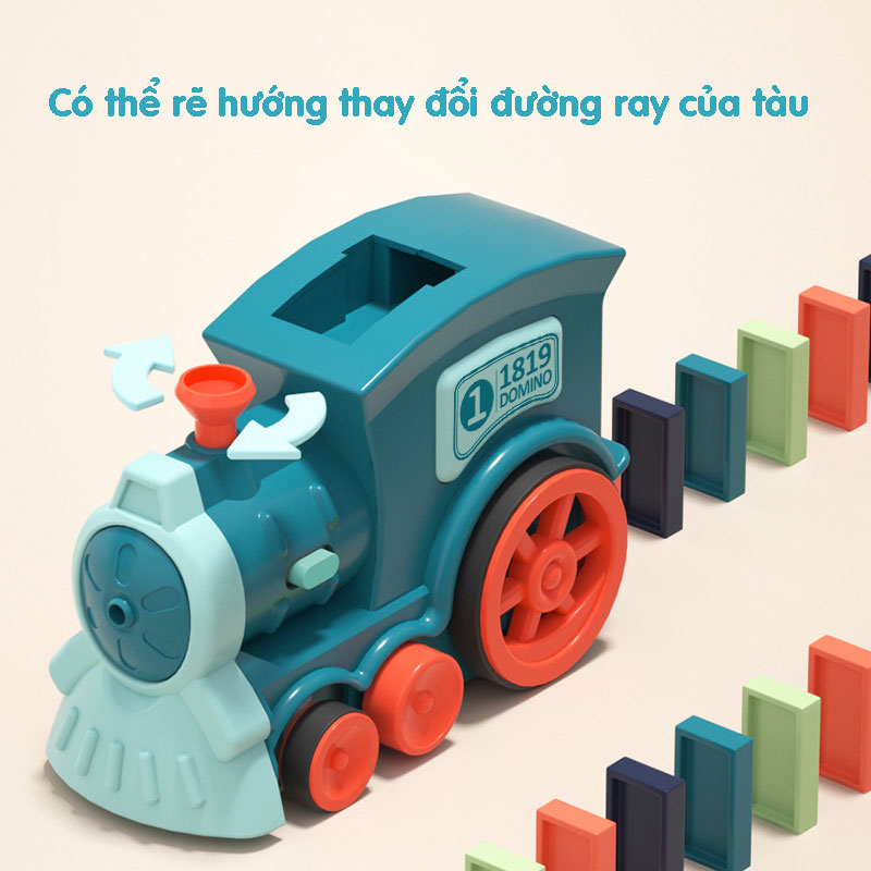 Đồ chơi xe lửa domino cho bé