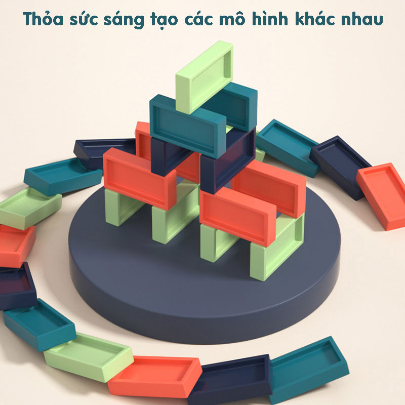 Đồ chơi xe lửa domino cho bé
