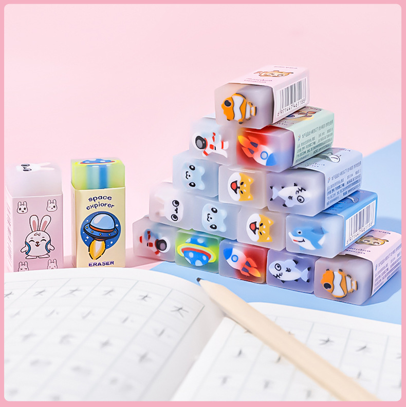 Gôm tẩy in hình hoạt hình dễ thương