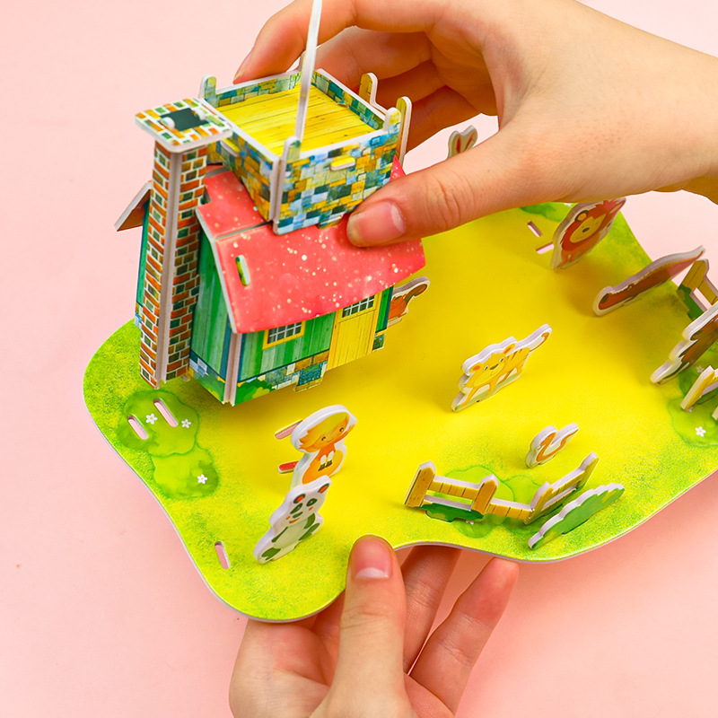 Bộ lắp ráp hình 3d cho bé