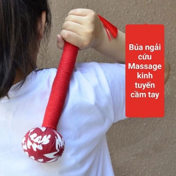 Cây đấm bóp massage ngải cứu 26cm