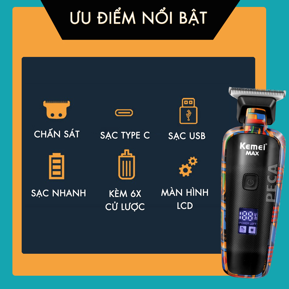 Tông đơ Kemei KM-MAX5090