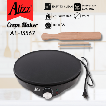 Máy Nướng Bánh Crepe 30cm 1000W ALIZZ AL-13567