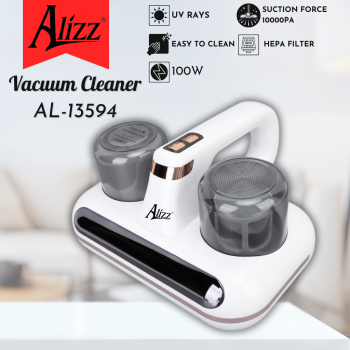 Máy Hút Bụi Nệm Tia UV 2 Lõi Lọc 100W ALIZZ AL-13594