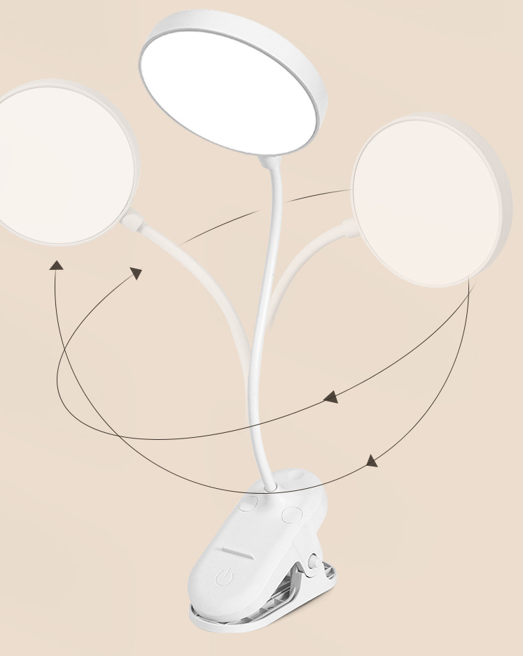 Đèn Kẹp Bàn LED Nút Cảm Ứng Linh Hoạt 360 Độ