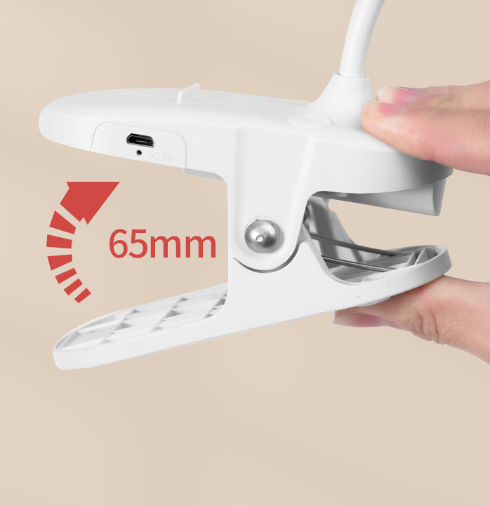 Đèn Kẹp Bàn LED Nút Cảm Ứng Linh Hoạt 360 Độ