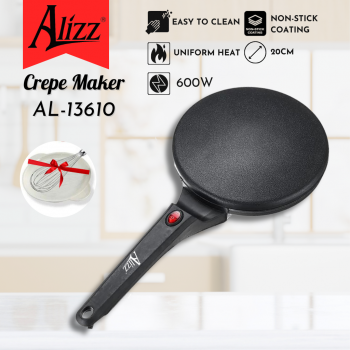 Máy Làm Bánh Crepe Bánh Cuốn Chống Dính ALIZZ AL-13610