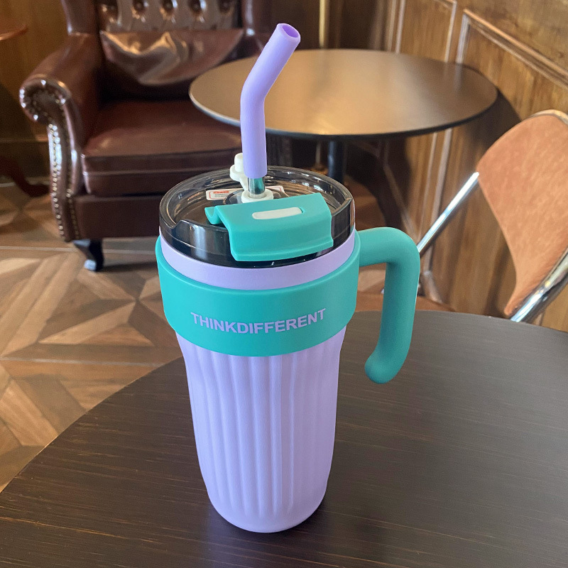 LY GIỮ NHIỆT THINKDIFFERENT 950ML KÈM ỐNG HÚT