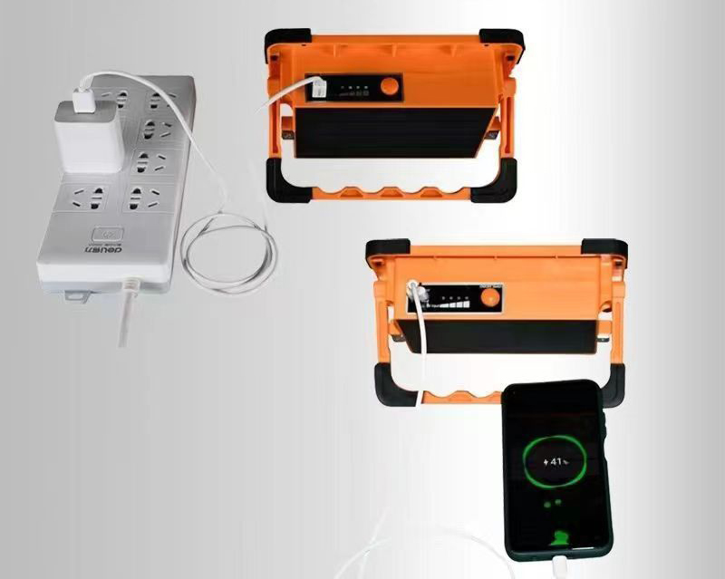 Đèn Pha Năng Lượng Mặt Trời Để Bàn 100w 5 Chế Độ