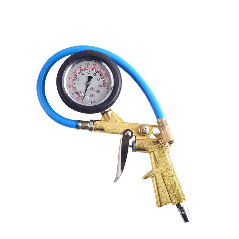 Súng Bơm Lốp Khô Có Đồng Hồ