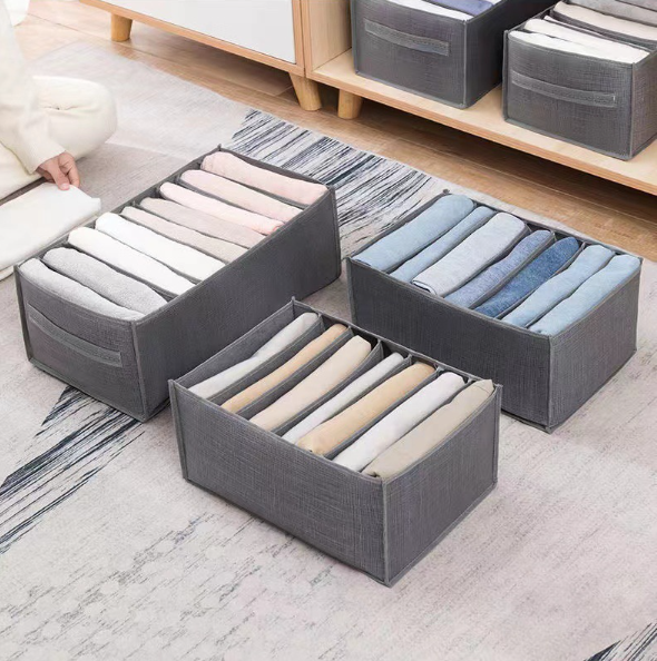 HỘP ĐỰNG QUẦN ÁO 9 NGĂN XẾP GỌN