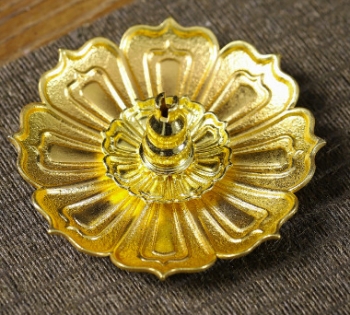 Lư hương đốt nhang liên hoa tam bảo