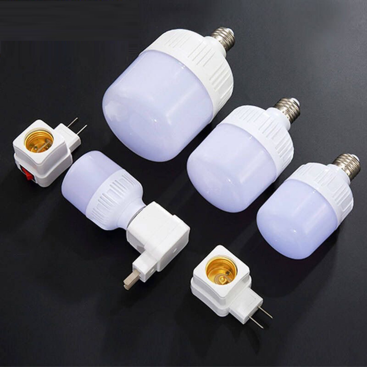 Đui Đèn Ko Dây Công Tắc Vuông