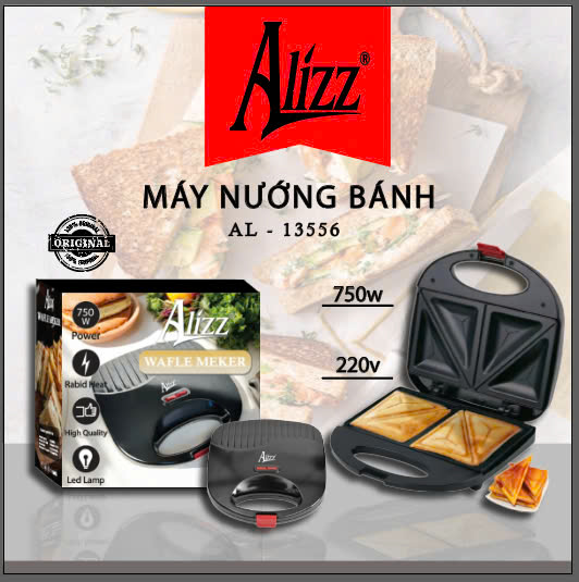 Máy Nướng Bánh Hotdog 750W ALIZZ AL-13556
