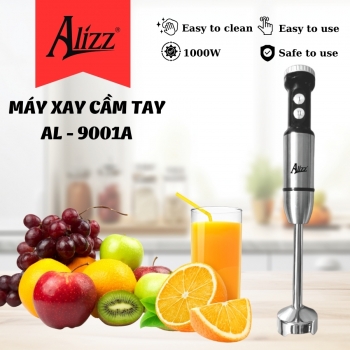 Máy Xay Sinh Tố Xay Thịt Cầm Tay Nút Bấm Tròn 1000W ALIZZ AL-9001A