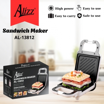 Máy Nướng Bánh Mì Máy Kẹp Bánh Mì Sandwich ALIZZ AL-13812